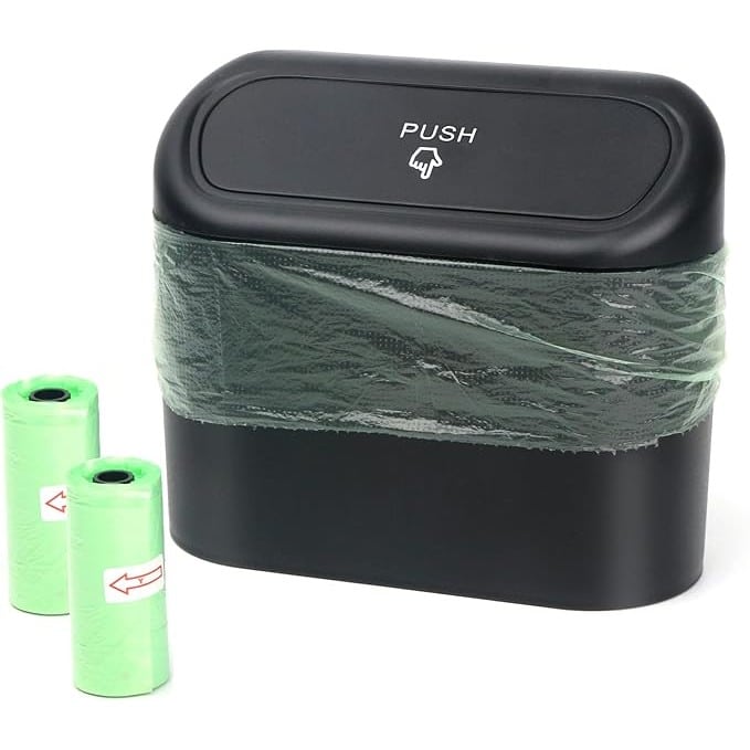 Car Bin with Lid – Mini Car Trash Can with Bags Compact Leakproof.jpg